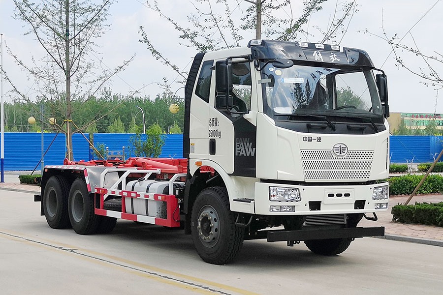 20T車廂可卸式垃圾車YYD5252ZXXC6(右45°)