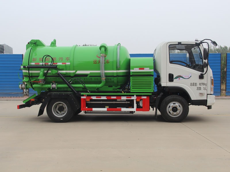 純電動(dòng)4方吸污車(chē)YYD5080GXWDBEV(正右)